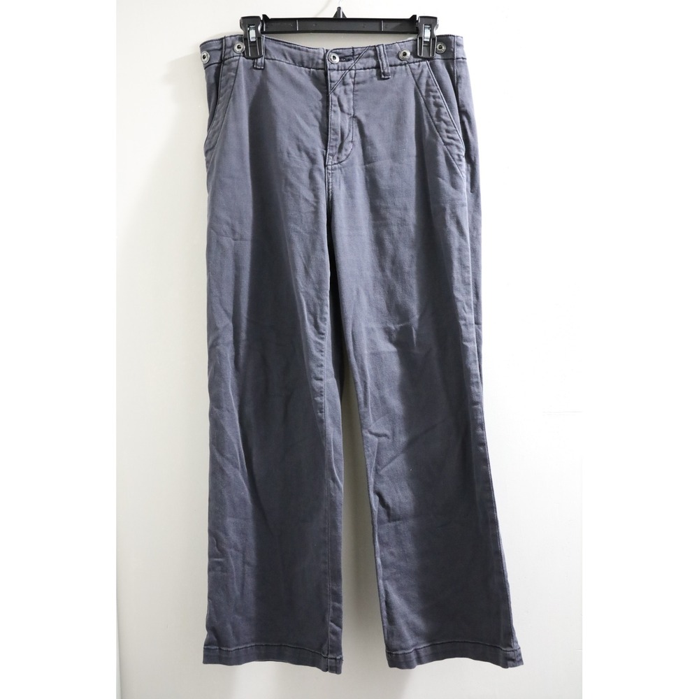 Pilcro Size 26 Petite Gray Utility Cargo Pants Wide Leg Casual Office‎
